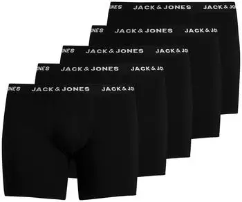 Jack & Jones JACHUEY TRUNKS PLUS Boxershorts 5er Pack (12194944) schwarz