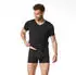 Bruno Banani Check Line 2.0 V-Shirt Pique Look schwarz karo