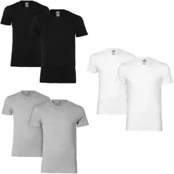 Puma 2er-Pack Basic Crew Tee (701235920) wei&szlig;