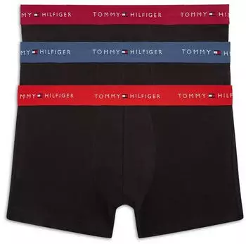 Tommy Hilfiger Trunk 3-Pack k&ouml;rpernahe Passform (UM0UM03890) blau