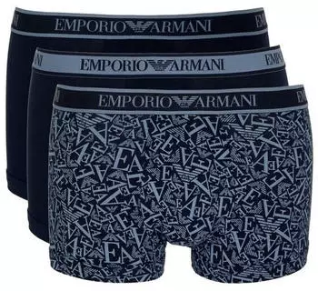 Emporio Armani Boxershorts mit elastischem Bund (EM000370) dunkelblau/armani blue/armani blue stripe