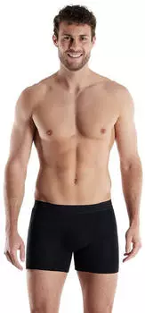 Bugatti Neapel Long Boxer Single Jersey (4-Pack) schwarz