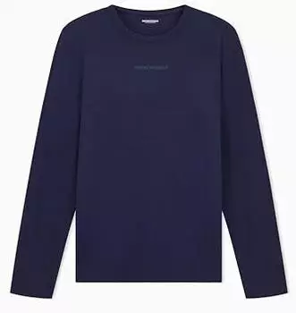 Emporio Armani Stretch Piquet T-Shirt blau