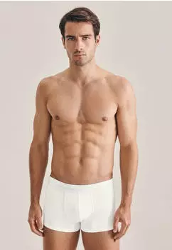 Seidensticker Modern Basic Boxer Shorts / Flex Trunk (12.200020-01-XXL) wei&szlig;