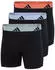 Adidas Active Flex Cotton Boxer Briefs 3er Pack (44157519) schwarz