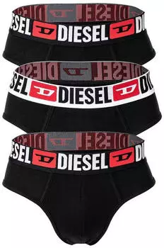 Diesel UMBR-ANDRETHREEPACK Slips 3er-Pack (00SH05-0DDAI-E3784-2XL) schwarz/wei&szlig;