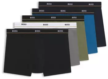 Hugo Boss 5-Pack Trunk Essential (5053166096200) olive