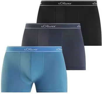 s.Oliver Boxer Shorts (50.3.51.28.239.2132223) blau/schwarz