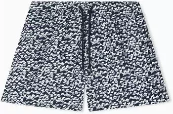Emporio Armani Yarn Dyed Woven Boxershorts (EM000583) eagle arm blue/steel
