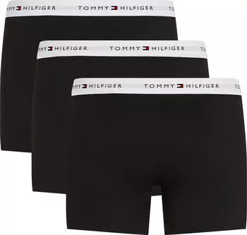 Tommy Hilfiger 3P Boxer Brief WB Boxershorts 3-Pack (UM0UM038740XZ) black/black/black white