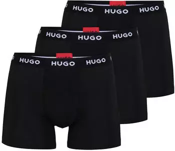 HUGO Boxerbr Triple 3-Pack mit elastischem Bund (50532613) rot/schwarz/wei&szlig;