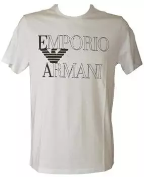 Emporio Armani Shiny Tanktop mit Label-Print (EM000574) white