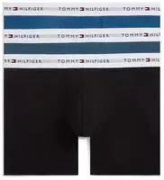 Tommy Hilfiger Herren 3P Boxer Brief UM0UM03892 Boxershorts, Schwarz (Blk/Blu...