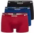 Hugo Boss Power Boxer Trunks Cotton Stretch 3-Pack (50475274) schwarz/blau/rot