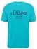 s.Oliver Basic T-Shirt 4er-Pack Rundhals weiß/türkis/schwarz