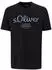 s.Oliver Basic T-Shirt 4er-Pack Rundhals weiß/türkis/schwarz