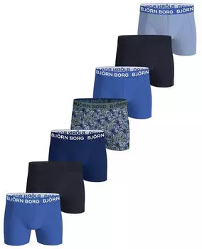 Bj&ouml;rn Borg Boxershorts 7-Pack blau/gr&uuml;n
