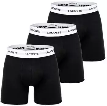 Lacoste 5H5150 Boxer Briefs Cotton Stretch 3-Pack schwarz