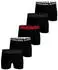 Björn Borg Boxershort Cotton Stretch Trunks Big Logo 5P 5-Pack (68515002) schwarz/rot/grün