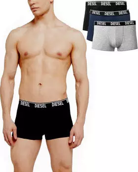 Diesel UMBX Shawn Stretch Boxershorts 3er-Pack (54414) mischfarben