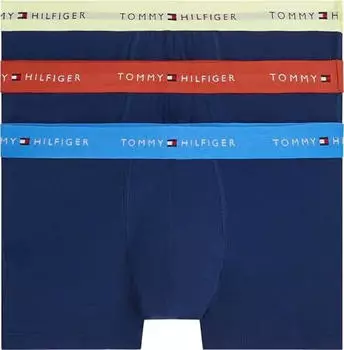 Tommy Hilfiger 3P WB Trunks (UM0UM03890) blue spl/trra rd/fded fluro