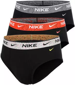 Nike Dri-fit Everyday Essentials Cotton Stretch Hip Brief 3er-Pack (NQ00KE1283) black white/brt crmsn/cl gry cnftt wb