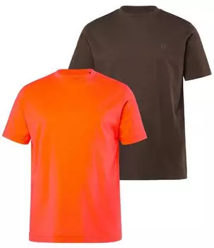 JP 1880 Basic T-Shirt 2er Pack V-Ausschnitt (702637) rosenkoralle