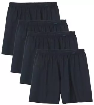 Calida Natural Benefit Web-Boxershorts 4er-Pack (TB_24641-4P-780-M) dunkelblau