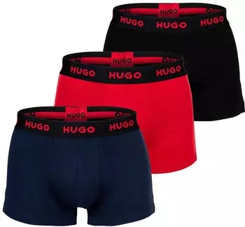 HUGO Trunk Triplet Pack rot/blau/schwarz