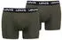 Levi's Boxershorts mit Logoprint 2er Pack khaki