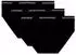 Emporio Armani Men's Cotton Briefs 3-Pack Slip (EM000258) schwarz