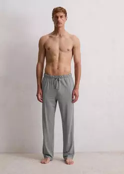 Marc O'Polo Mix N Match Cotton Lange Unterhose (17125201) nordic grau melange