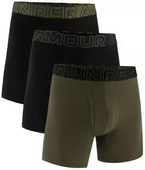 Under Armour Baumwoll-Boxershorts, 15,2 cm Schrittl&auml;nge schwarz/marine