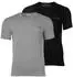 Emporio Armani Core Logoband 2-Pack schwarz/grau