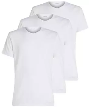 Calvin Klein Unterhemd Normale Passform 3er Pack (LV00NB4185) wei&szlig;