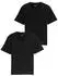 Tom Tailor T-Shirt mit V-Ausschnitt Doppelpack Regular Fit (1048394) schwarz