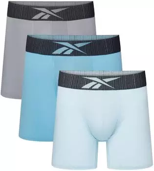 Reebok Trunk Hegarty 3-Pack (17571750) ice blau/warped blau/grau
