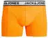 Jack & Jones Jacnolan Solid Trunks 7 Pack dunkelgrau/dunkelgrün/hellorange/schwarz