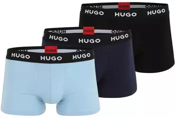 HUGO 3-Pack Trunk (50532611-964) night blue/light blue/black/white