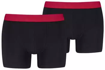 Levis Twill WB Boxer Brief 2P (2er-Pack) (16801425) schwarz/rot
