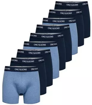 Only & Sons ONSFITZ SOLID BOXER Long Short / Pant blau
