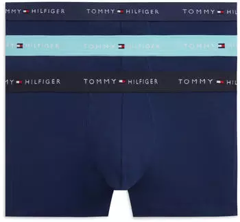Tommy Hilfiger 3P WB Trunks (UM0UM03890) ptch blu/arc aqu/des