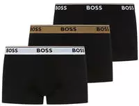 Boss 50554693/00, Boss Trunks aus Baumwoll-Mix im 3er-Pack Black men