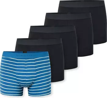 Schiesser Boxers Organic Cotton multicolored black blue 183214-920