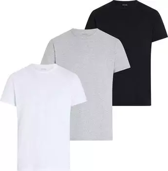 Calvin Klein Icon Stretch T-Shirt 3er-Pack (LV00NB4185) schwarz/wei&szlig;/grau