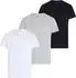 Calvin Klein Icon Stretch T-Shirt 3er-Pack (LV00NB4185) schwarz/weiß/grau