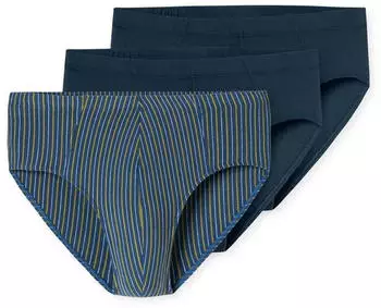 Schiesser 3-Pack 95/5 Supermini Organic Cotton (180841-927) dark blue