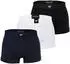 Emporio Armani Essential Logolabel Trunks 3er Pack (EM002205-AF25033-MC652) schwarz/weiß