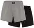 Hugo Boss 2P Jersey Boxer Regular Fit Boxershorts (50544380) hellgrau
