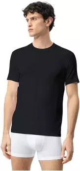 Mey Hybrid T-Shirt Kurzarm (30037) schwarz